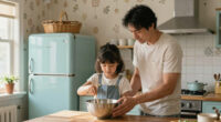 A Father-Daughter Duo Turned Her 90s Kitchen into a Vintage-Inspired Dream