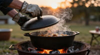 Cooking with a Dutch Oven Over Coals