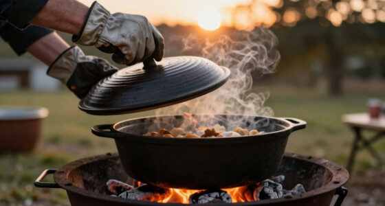 Cooking with a Dutch Oven Over Coals