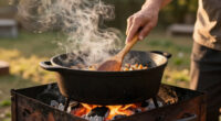 Cooking with a Dutch Oven Over Coals