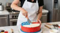 Martha's Giant Flag Cake Served 250 Guests—Here's How to Make It Yourself