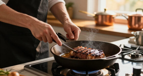Searing Steak in Cast Iron