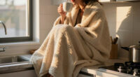 This Luxuriously Soft Blanket Is Just Like That Insta-Famous Option, But Less Expensive (And Comes In Stripes!)
