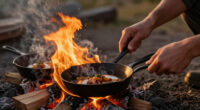 Cooking Times and Heat Zones on a Campfire