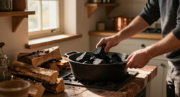 How to Bank a Fire for Slow Cooking