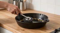 How to Remove Stuck-On Food from Cast Iron