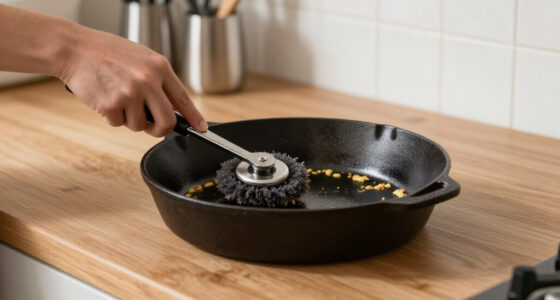 How to Remove Stuck-On Food from Cast Iron