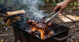 How to Smoke-Cook Over an Open Fire