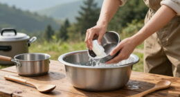Off-Grid Cooking Cleanup Without a Sink
