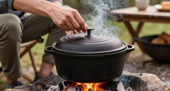 Roasting in a Dutch Oven Over Coals