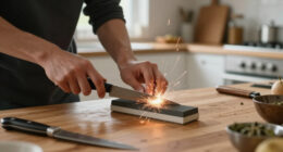 Fixing a Chipped Knife Edge
