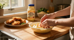 I Never Bread Chicken With Flour Or Egg Anymore — I Use This Condiment To Get It Perfectly Moist