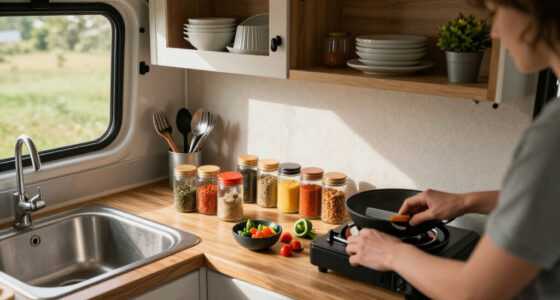 Van Life Kitchen Organization