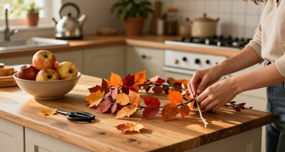 Decorate Your Counter Spaces And Bring A Little Fall Charm With This DIY Leaf Rose