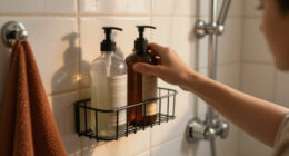 I Put A Spice Rack In My Tiny Shower — It’s Both Sleek And Functional